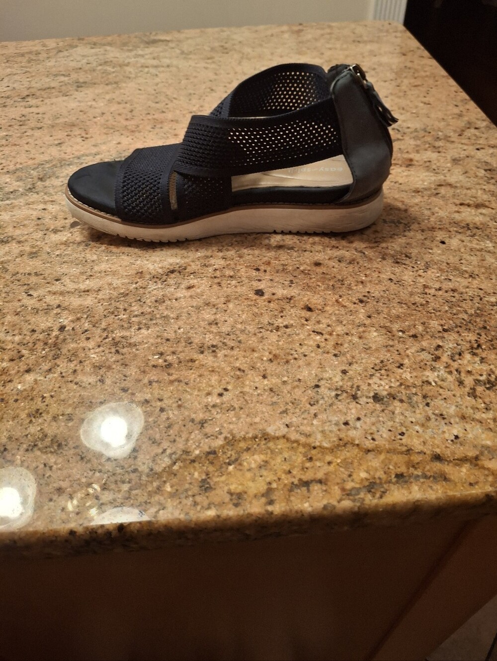 Easy Spirit Comfort Stretch Sandal - Navy Blue